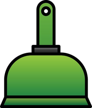 Dustpan Vector Icon Design