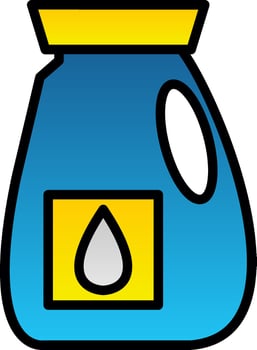 Laundry detergent Vector Icon Design
