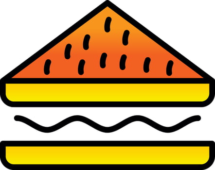 Sandwich Vector Icon Design