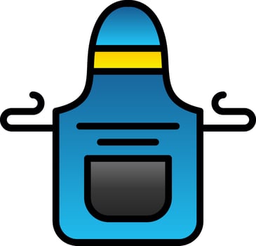 Apron Vector Icon Design