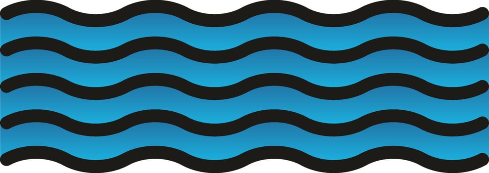 Wave Vector Icon Design