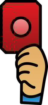 Red card Vector Icon Design