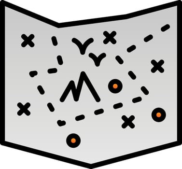 Map Vector Icon Design