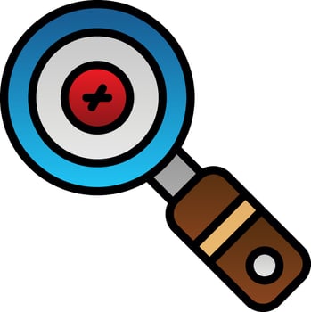 Analysis Vector Icon Design