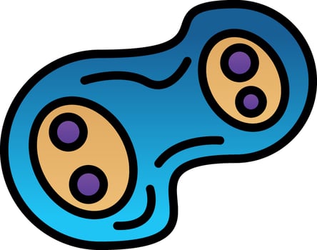 Cell division Vector Icon Design