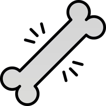 Bone Vector Icon Design