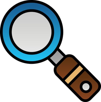 Magnifier Vector Icon Design