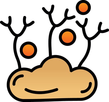 Algae Vector Icon Design