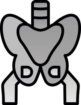 Pelvis Vector Icon Design