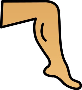 Leg Vector Icon Design