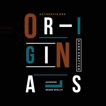 originals lettering, quotes, graphic illustration, typography vector, for casual t shirt print vector