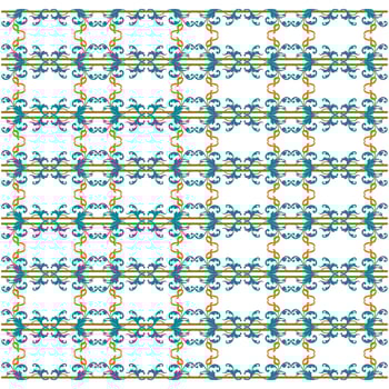 pattern shaped background with classic floral ornament vector
