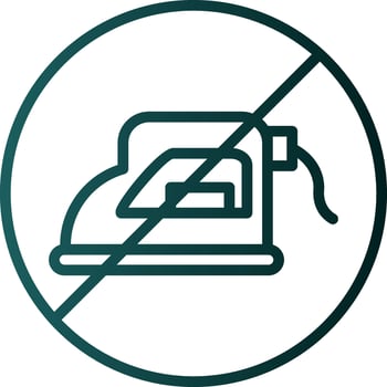 No iron Vector Icon Design
