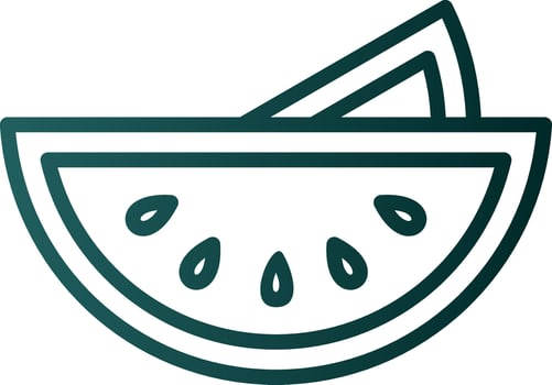 Watermelon Vector Icon Design