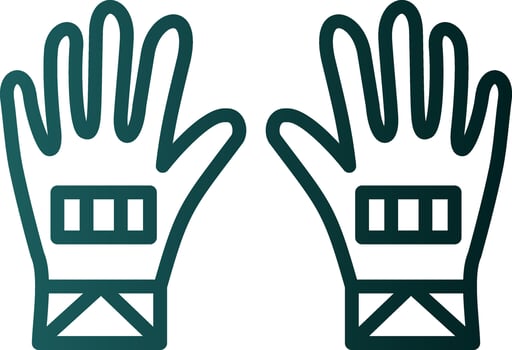 Gloves Vector Icon Design