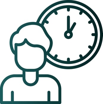 Working hours Vector Icon Design