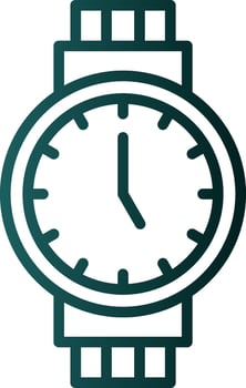 Wristwatch Vector Icon Design
