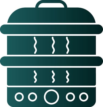 Steamer Vector Icon Design