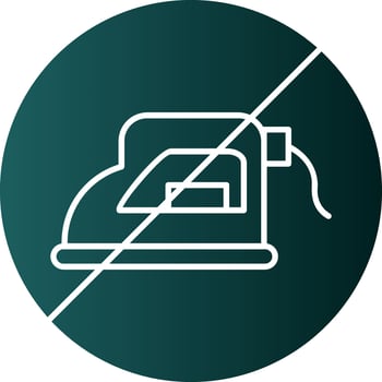 No iron Vector Icon Design