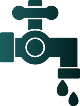 Water tap Vector Icon Design