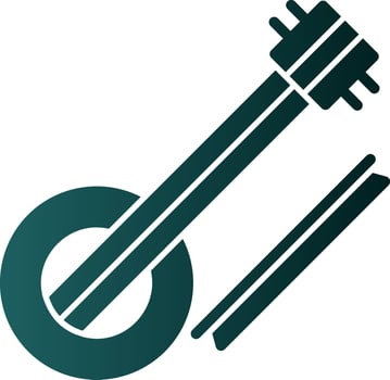 Violin Vector Icon Design