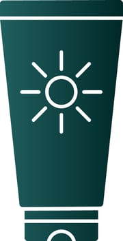 Sun cream Vector Icon Design