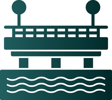 Pier Vector Icon Design