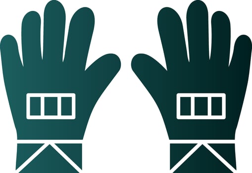 Gloves Vector Icon Design