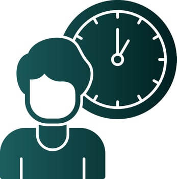 Working hours Vector Icon Design