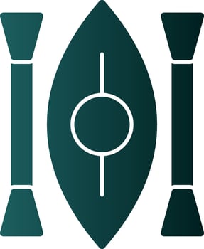 Kayak Vector Icon Design