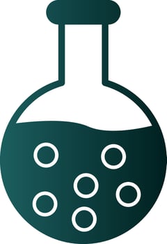 Flask Vector Icon Design