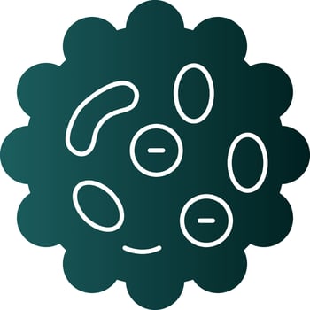 White blood cell Vector Icon Design