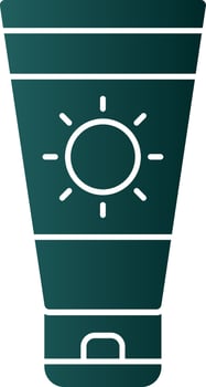 Sun cream Vector Icon Design