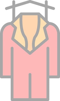 Dress Vector Icon Design