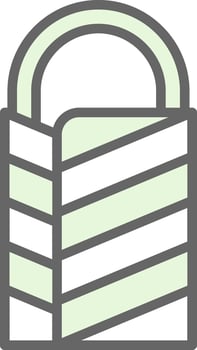 Sleeping bag Vector Icon Design
