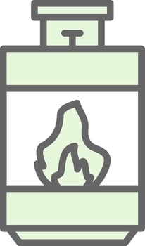 Cooking gas Vector Icon Design
