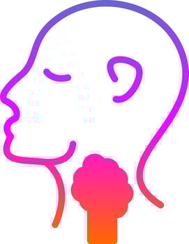 Thyroid Vector Icon Design