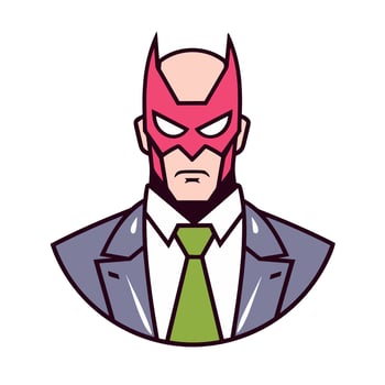 The Face of Evil An Image of a Sinister Alien Villain vector