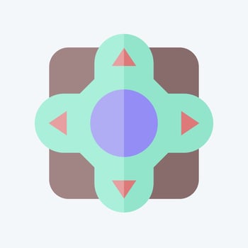 Icon Remote Control. related to Air Conditioning symbol. flat style. simple design editable. simple illustration vector