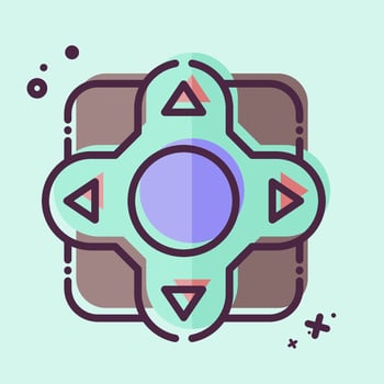 Icon Remote Control. related to Air Conditioning symbol. MBE style. simple design editable. simple illustration vector