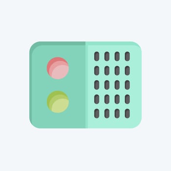Icon Panel. related to Air Conditioning symbol. flat style. simple design editable. simple illustration vector