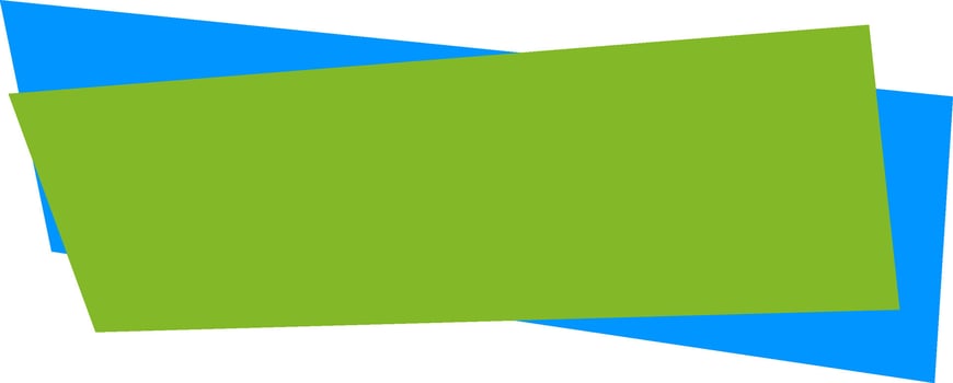 Green and blue banners design. vector