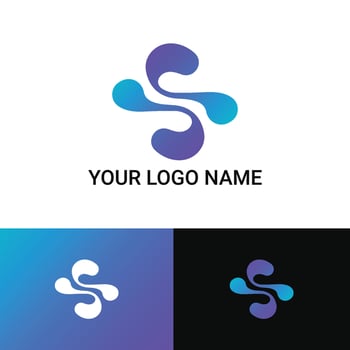 Modern s letter gradient color logo design. s logo, letter s, company, business, branding logo design. vector