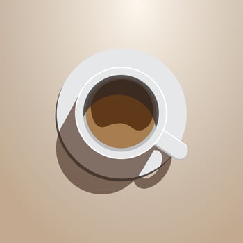 Vector Illustration of Coffee Cup
