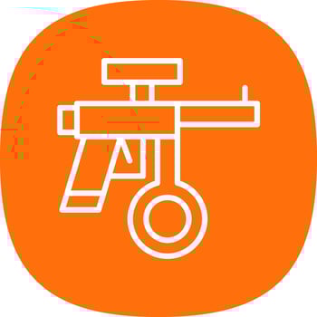 Paintball Vector Icon Design