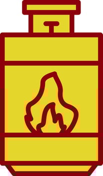 Cooking gas Vector Icon Design