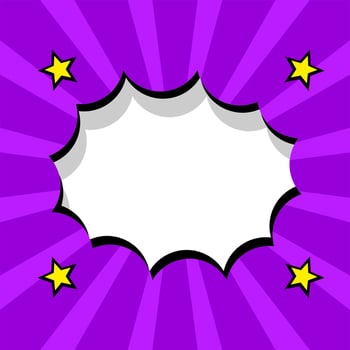 Blank comic background vector