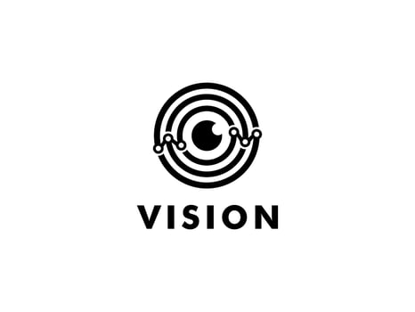 Vision Tech Logo vector template