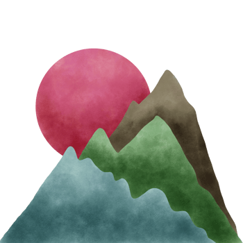 mountains range hand drawn illustration drawing png