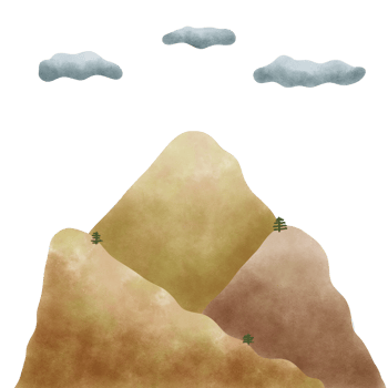 mountains range hand drawn illustration drawing png